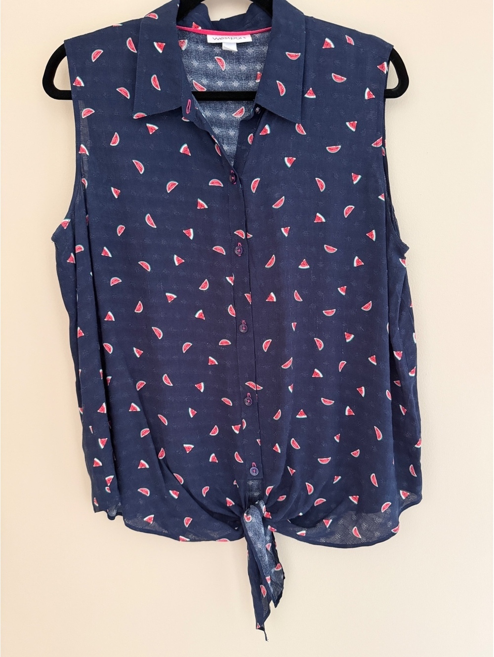L Westport watermelon blouse